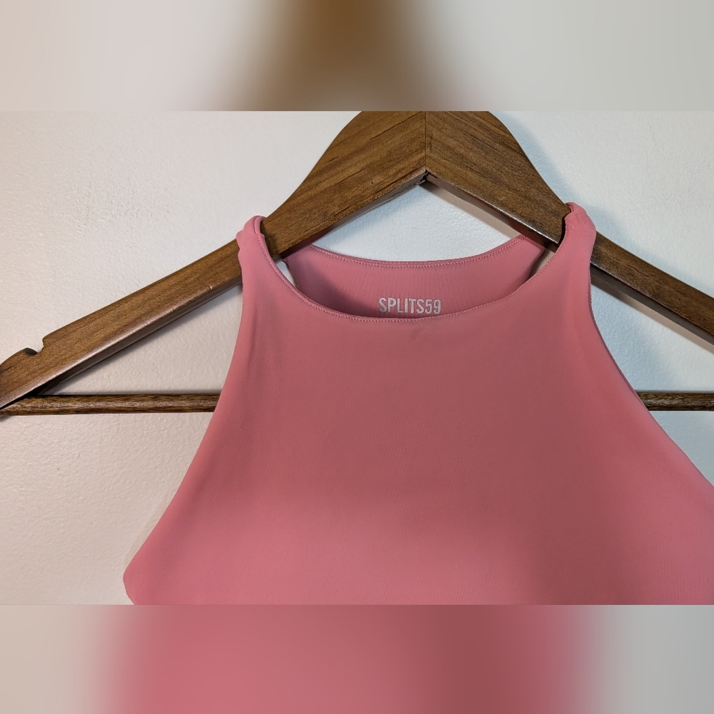SPLITS59 Pink Claudia Techflex Sports Bra Size XS - Picture 6 of 8